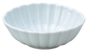 [美濃焼] 小鉢 かすみ 青白 11.5cm楕円小鉢 [食器 日本製]