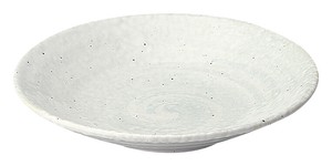 [美濃焼] 白萩 ﾘｯﾌﾟﾙ6.0皿 [食器 日本製]