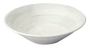 [美濃焼] 白萩 ﾘｯﾌﾟﾙ8.0鉢 [食器 日本製]