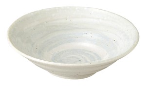 [美濃焼] 白萩 ﾘｯﾌﾟﾙ4.5鉢 [食器 日本製]