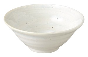 [美濃焼] 白萩 ﾘｯﾌﾟﾙ4.5深鉢 [食器 日本製]