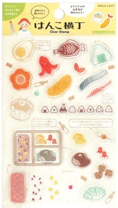 WORLD CRAFT Stamp Clear Stamp Stamps Bento Shop Stationery Retro