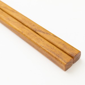 四角栗木箸【太23．5cm】　栗の木　日本製