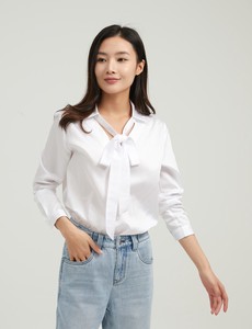 Button-Up Shirt/Blouse Bow Tie