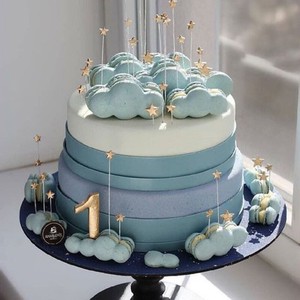 海外デコレーション 星 ケーキトッパー ウェディングケーキ 誕生日ケーキ