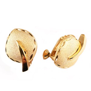 Clip-On Earrings Gold Post Earrings earring Vintage