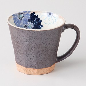 Mino ware Mug Gift Blue Daisy Made in Japan