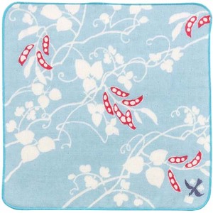 Gauze Handkerchief Light Blue Gauze Towel Made in Japan