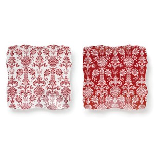 Main Plate Red Tableware Gift Set of 2