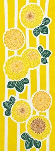 Tenugui Towel Chrysanthemum Japanese Pattern Made in Japan