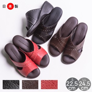 日本製 サンダル スリッパ  5cmヒール 高クッション / 靴 レディースシューズ 婦人靴