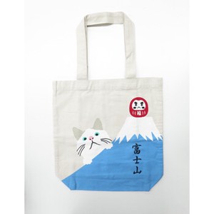Mt Fuji with Cat A4 tote