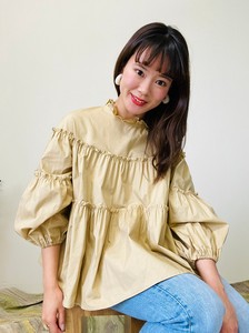 Button Shirt/Blouse Tiered