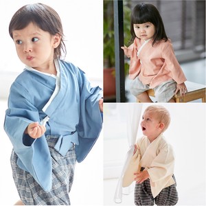 韓国風 ベビー服 ナチュラルカラー 袴 ロンパース