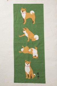 Tenugui Towel Dog Shibata-san