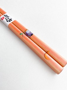 Chopsticks Owls Orange Made in Japan