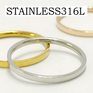 【ステンレス316L】サージカルリング | ステンレスリング | 指輪 | ring SGR-12072