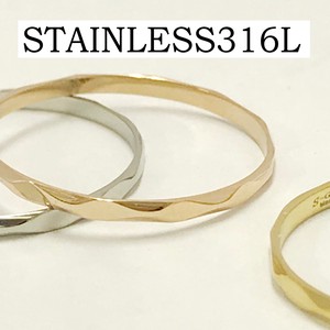 【ステンレス316L】サージカルリング | ステンレスリング | 指輪 | ring SGR-10061