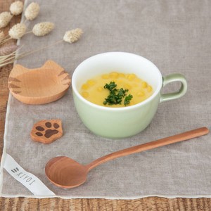 【箱入りギフト】のののん猫 スープセット 緑スープ[H143][日本製/洋食器]
