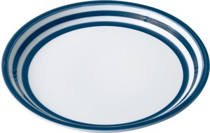 es  plate  ボーダーBU(19cm)