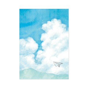 日本製　ポストカード：空時間のハガキ