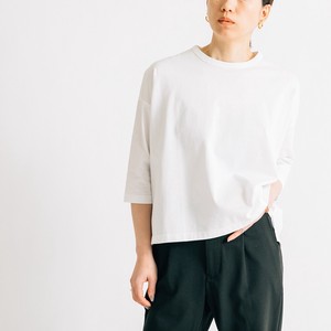 【レディース】日本製　コンプレッションジャージー - ワイドシルエットプルオーバーTシャツ