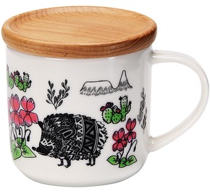 Mino ware Mug Hedgehog Porcelain Animals Pottery Made in Japan