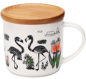 Mino ware Mug Porcelain Animals Flamingo Pottery Made in Japan