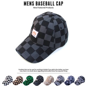 Baseball Cap Patterned All Over Men's