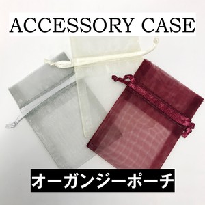 Pouch Jewelry Organdy Small Case