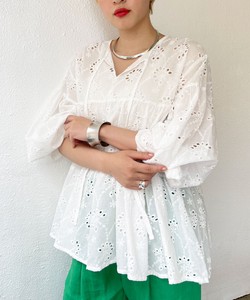 2WAY Over Race Tunic Blouse