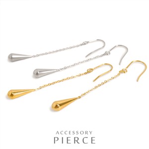 Pierced Earrings Gold Post Stainless Steel Stainless Steel M
