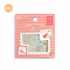 BGM Stickers Flake Sticker Foil Stamping Post Office