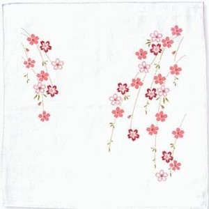 Gauze Handkerchief Pink Made in Japan