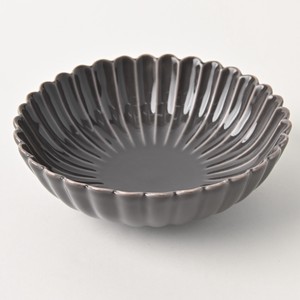 Hasami ware Main Dish Bowl Gray M Made in Japan