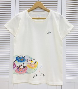 レディースTシャツ☆ことり遊園地シリーズ☆コーヒーカップ【鳥】