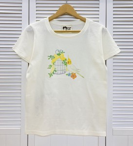 レディースTシャツ☆鳥かごことりシリーズ☆オカメインコ【鳥】