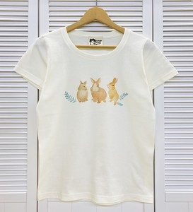 レディースTシャツ☆ボタニカルウサギ【ウサギ】