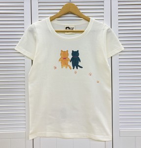 レディースTシャツ☆4匹のネコ【猫】