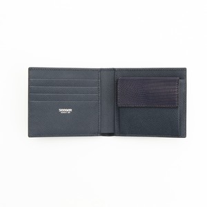 【SEEGER】2つ折財布【日本製】Aphrodite　Billfold with coin case 　Navy
