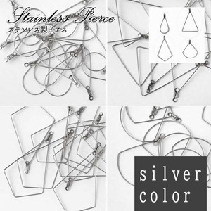 Gold/Silver sliver Stainless Steel 50-pcs 4-types