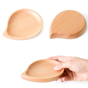 食卓のお皿・おつまみ・おかず入れなど多種多様【数量限定】wooden plate/小皿　雫（しずく）型