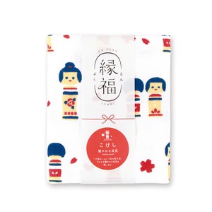 Hand Towel Gauze Towel Kokeshi Doll Senshu Towel Presents Face Made in Japan