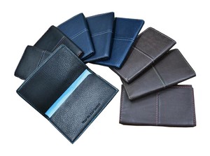 Business Card Case Genuine Leather Simple