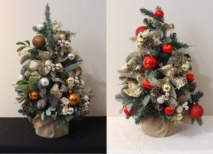 彩か・クリスマスリース　Mini Red Pine & Wood Star Wreath