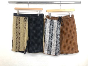 Short Pant Japanese Fine Pattern Spring/Summer Switching