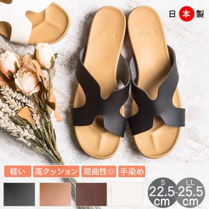 【即納】サンダル フラット 柔らかいインソール 日本製 ローヒール / 靴 レディースシューズ 婦人靴