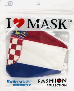 国旗マスク　クロアチア　Croatia