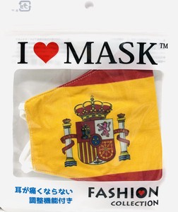 国旗マスク　スペイン　Spain