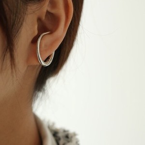 Clip-On Earrings Silver Post Design